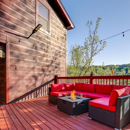 Pigeon Forge Cabin Sauna, Saltwater Pool And Views! 塞维尔维尔 外观 照片