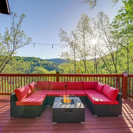 Pigeon Forge Cabin Sauna, Saltwater Pool And Views! 塞维尔维尔 外观 照片