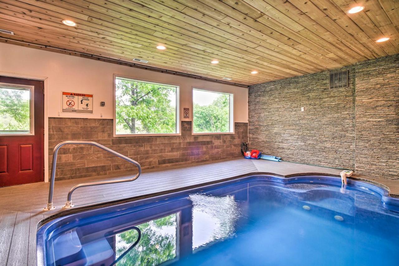 Pigeon Forge Cabin Sauna, Saltwater Pool And Views! 塞维尔维尔 外观 照片