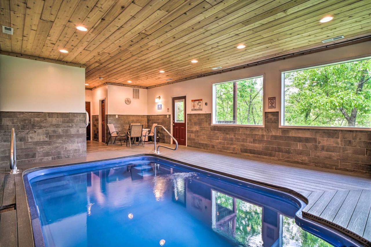 Pigeon Forge Cabin Sauna, Saltwater Pool And Views! 塞维尔维尔 外观 照片