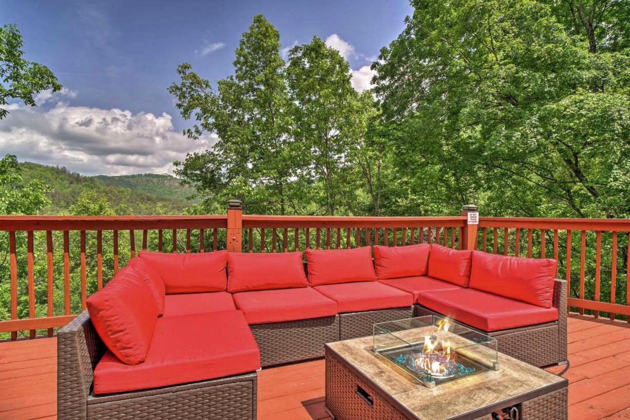 Pigeon Forge Cabin Sauna, Saltwater Pool And Views! 塞维尔维尔 外观 照片